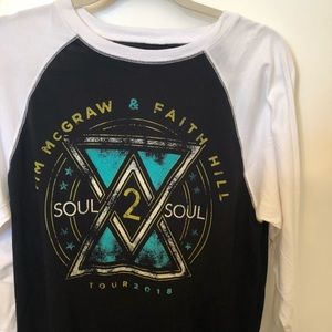 Tim McGraw Faith Hill Soul2Soul concert T-shirt M